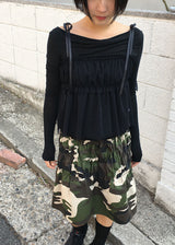 MESH SHIRRING TOP