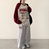 ロゼスターエンブロイダリーストリングワイドパンツ