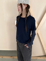stripe layered T