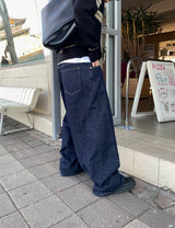 No.1106 カーブPワイドデニムPT