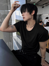Crop muscle fit t-shirt 