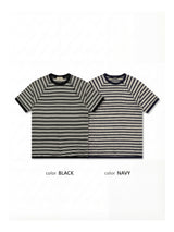 ダドール ワッフル ダイアゴナル ヘンリーネック ショートスリーブ Tシャツ