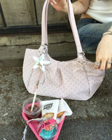 Dot shoulder bag (key ring set)