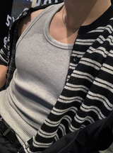 Glass Premium Dangara Overfit Long Sleeve Cardigan