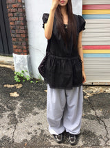ビーン ピンタック リベット ワイド トレーニング パンツ
