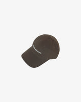 Lettering ball cap_brown