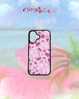 [MADE] ギャル ピンクフラワーマグセーフグラスフォンケース used by IVEレイ