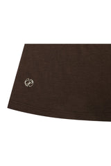 ABBY STRAP TOP brown