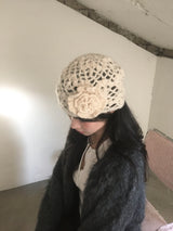 hairy overfit cardigan