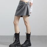 Kate hole string skirt