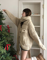 [wool20%] エリーぼかしウェービングマフラー