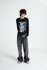 SEXXDEVIL "COMBAT" Graphic LS TEE
