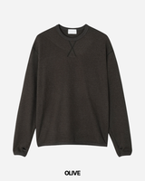 Waffle Crop Long Sleeve Tee
