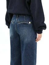 MID WAIST SLIM WIDE LEG DENIM code 26019