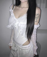 lace bodysuit (4colors)