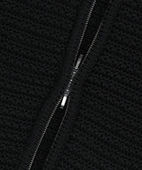 TRACK KNIT ZIP-UP