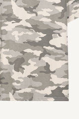 Camo print oversized t-shirt