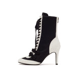 Boxing ベルクロレースアップヒール(Black)
