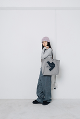 Twister Star Stripe Beanie - Grey/Pink