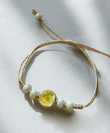 イエローフラワーブレスレット