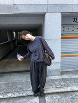 Honey stripe knit