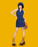 julia holder denim dress