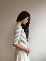 Camden Stripe 7 Sleeve T-Shirt (3color)