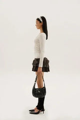 Azalea top - light gray