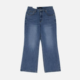 ASCLO Classic Slab Semi Flare Denim Pants (2color)