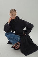Maxi Trench Coat_Black