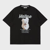 GOOREUM イラストレーションハーフスリーブTシャツ