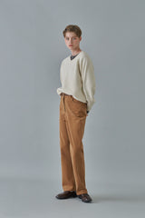 Basic leather belt_brown