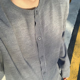 Round wrap cardigan (2color)