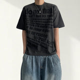 トロ レタリング ヴィンテージ ボクシーフィット ショートスリーブ Tシャツ