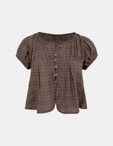 Midnight Brown Check Shirt
