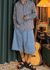 Striped Basic Shirt 2COLOR