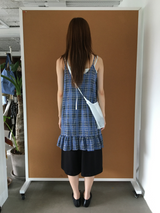 Tartan frill check dress (2color)