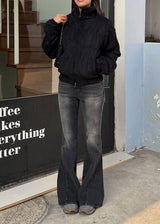 BLACK CAT BOOTS CUT DENIM