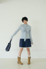 ボンボンミニバッグ(NAVY)