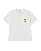 25FW WOMAN FUZZY BEAR SHORT SLEEVE T-SHIRT