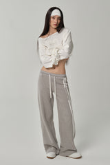 Bright Beginning Track Pants, Gray