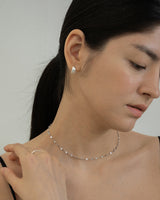 [Silver 925] Nuts One-Touch Earrings