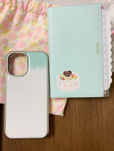 sweetberry silver epoxy case (white)