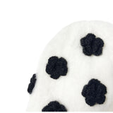 flower beanie (white)