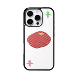Tomato Glass Bumper Case ( White )
