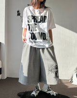 Aven Heavyweight Graphic Patch Bermuda Shorts 2color