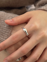 Bumpy ring (silver) *1PCS