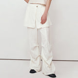 LAYERED SKIRT PANTS_IVORY