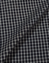 CHECK RIBBON SHIRTS(BLACK)