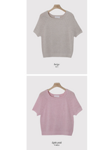 パステルサマーラグランショートスリーブニット (5color)